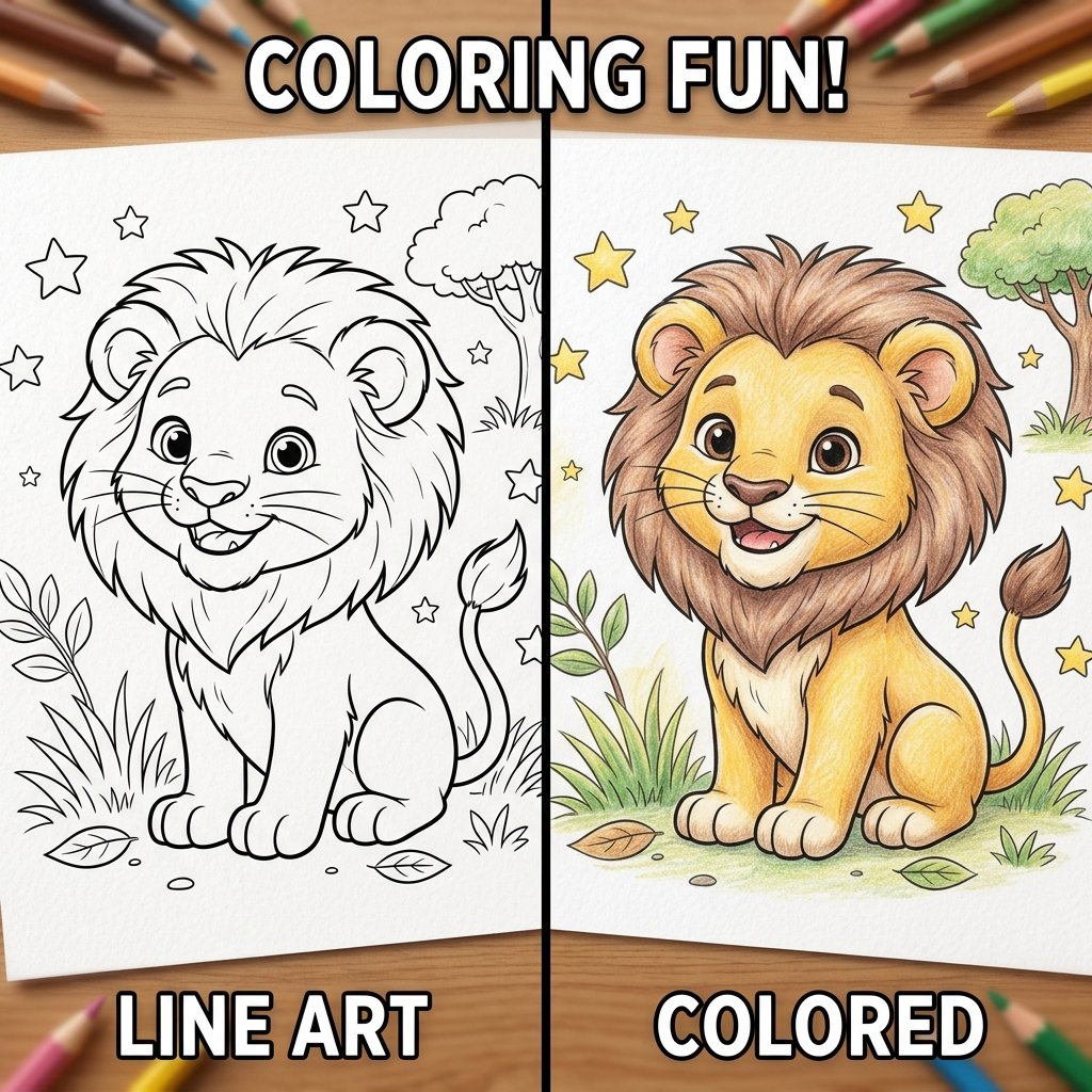 Baby lion