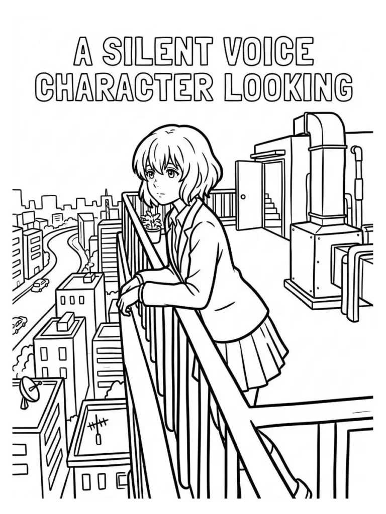 a silent voice coloring pages_18