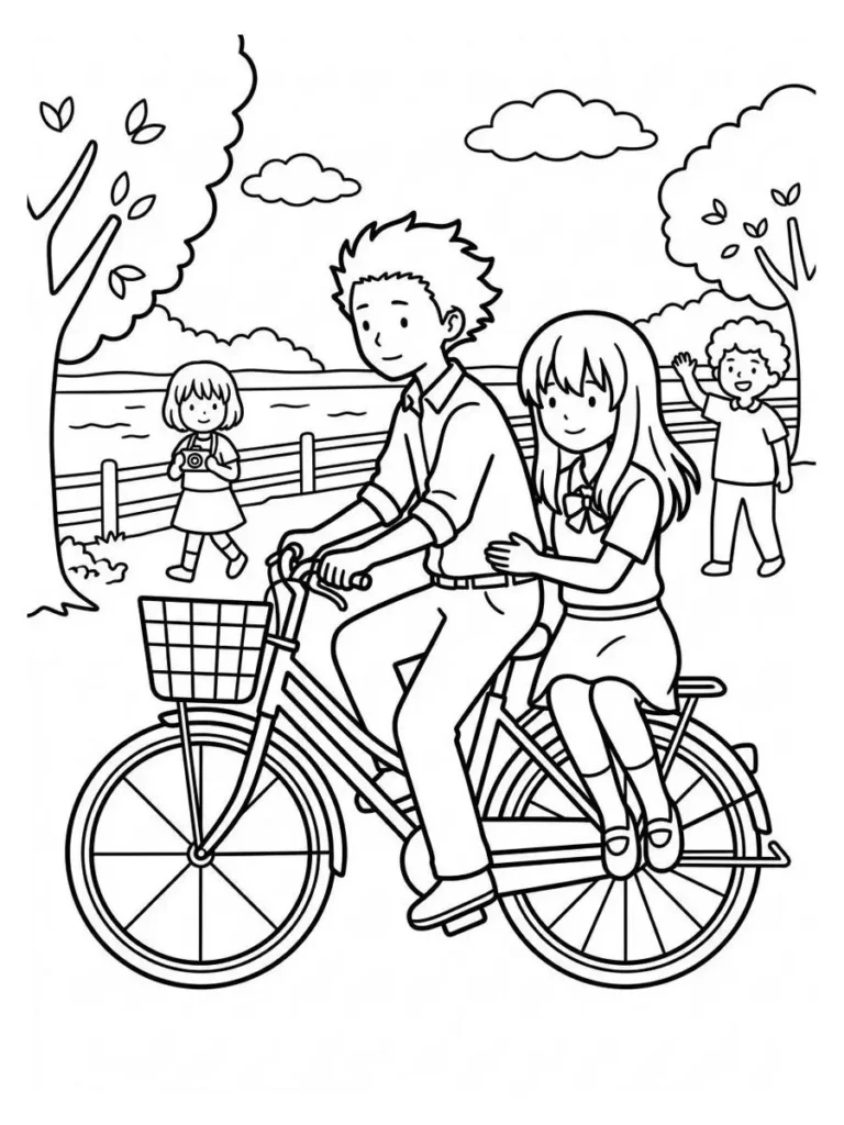 a silent voice coloring pages_25