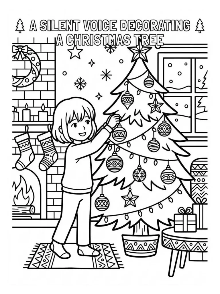 a silent voice coloring pages_27