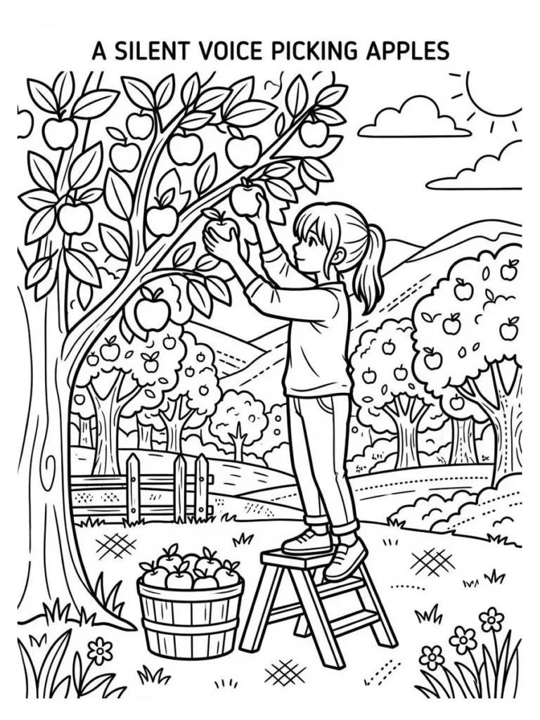 a silent voice coloring pages_30