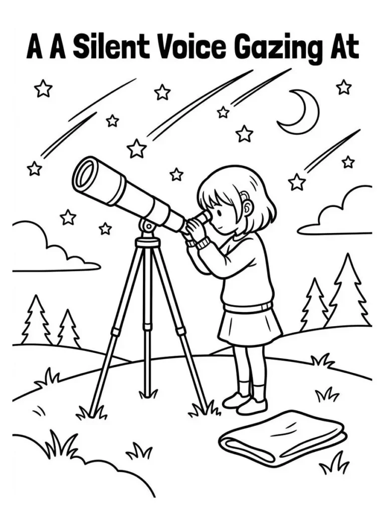 a silent voice coloring pages_4