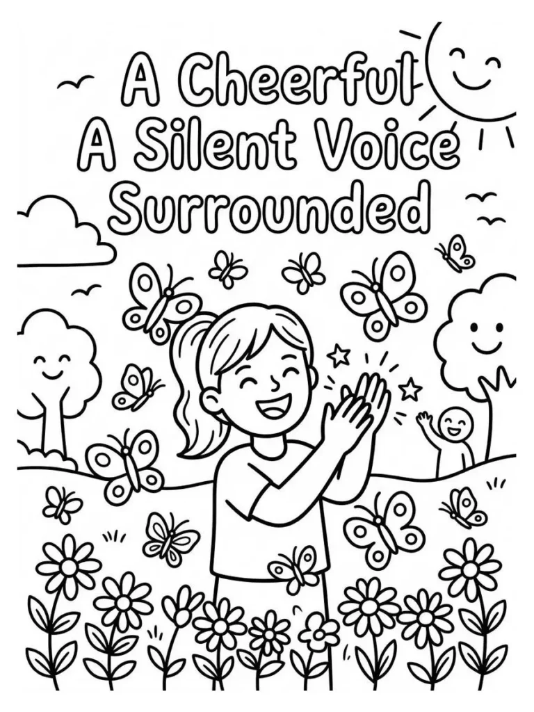 a silent voice coloring pages_5