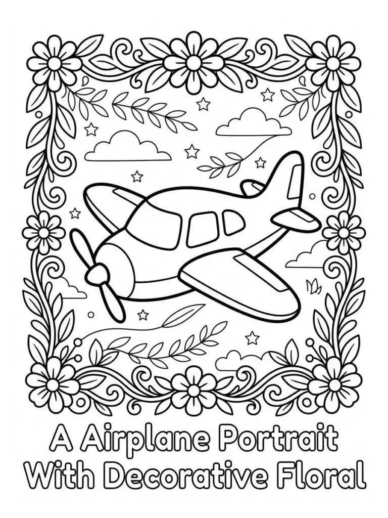 airplane coloring pages_15