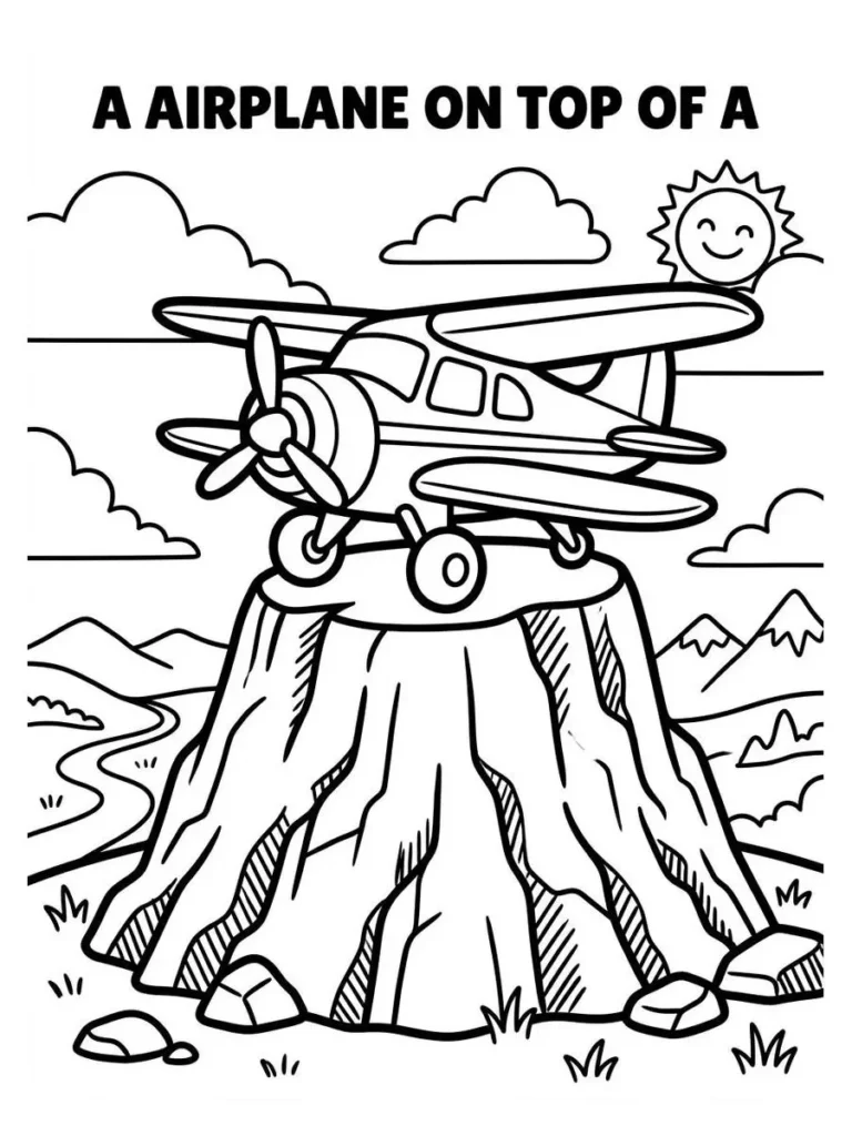 airplane coloring pages_18