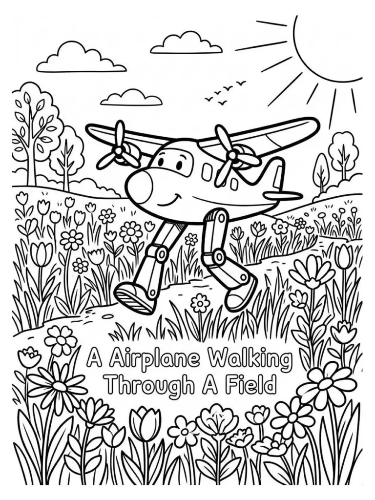 airplane coloring pages_20