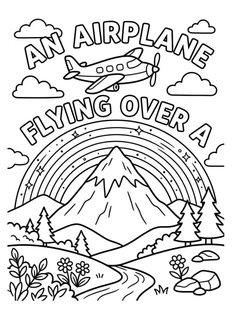 airplane coloring pages_24