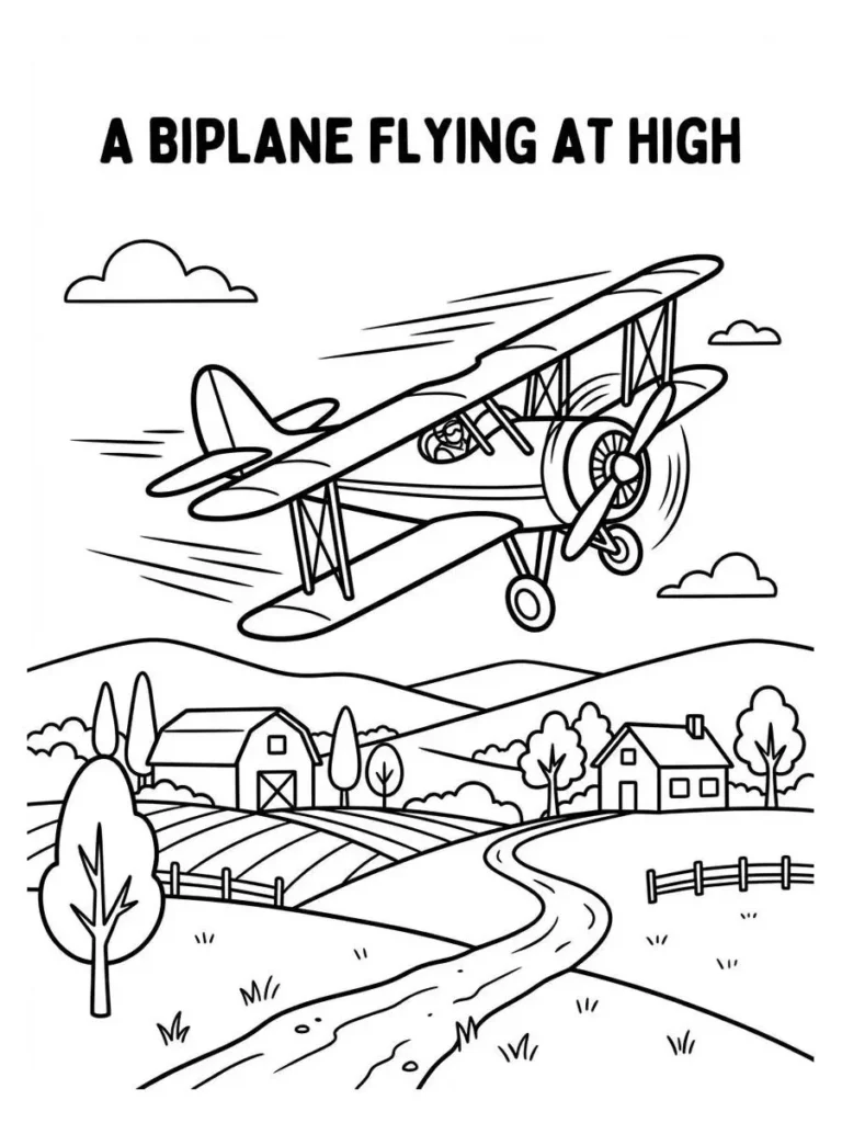 airplane coloring pages_25