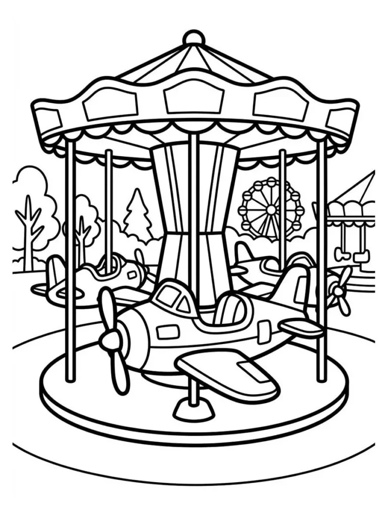 airplane coloring pages_3