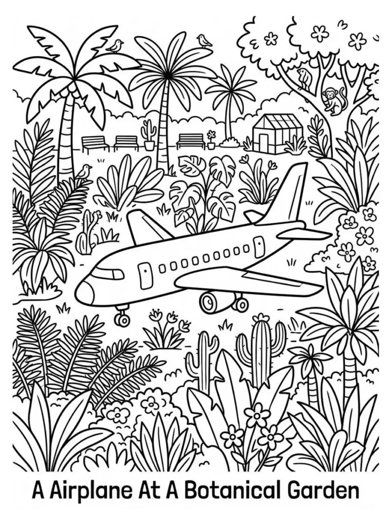 airplane coloring pages_7