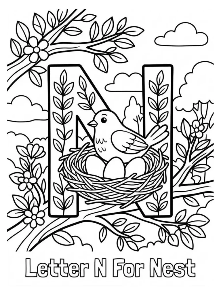 alphabet coloring pages_10