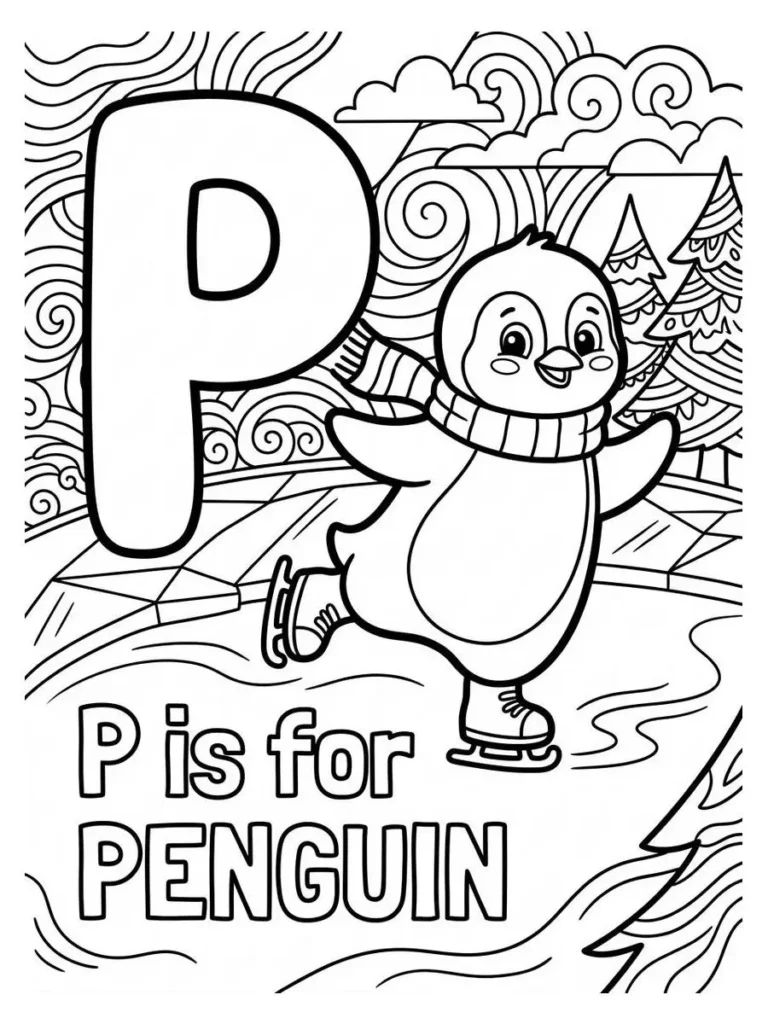 alphabet coloring pages_16