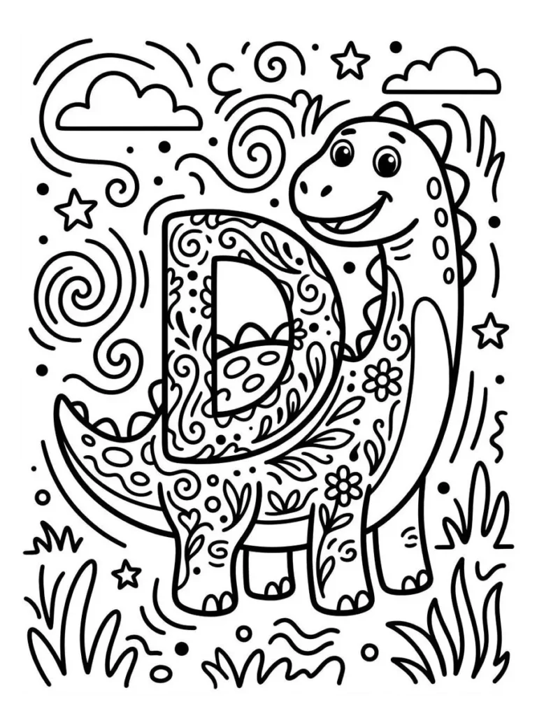 alphabet coloring pages_18