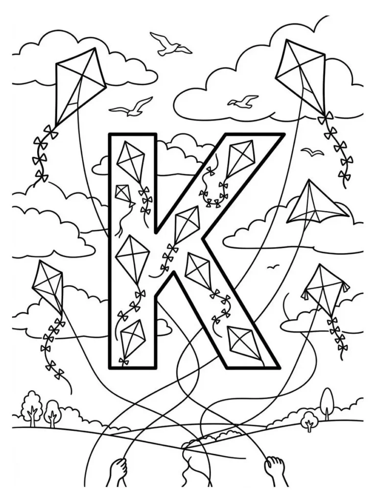 alphabet coloring pages_19