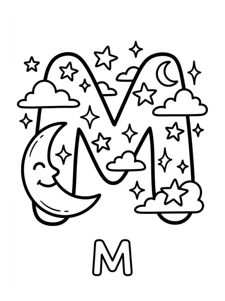 alphabet coloring pages_22