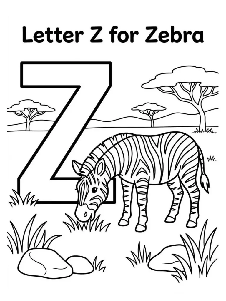 alphabet coloring pages_27