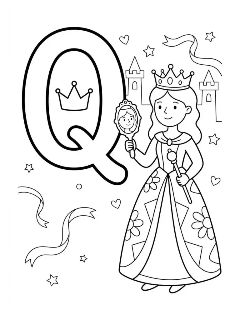 alphabet coloring pages_8