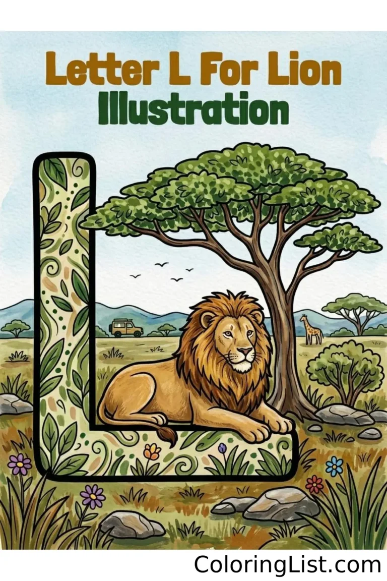 alphabet coloring pages featured image