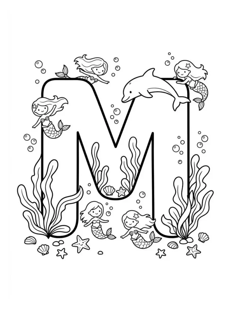alphabet summer coloring page_12