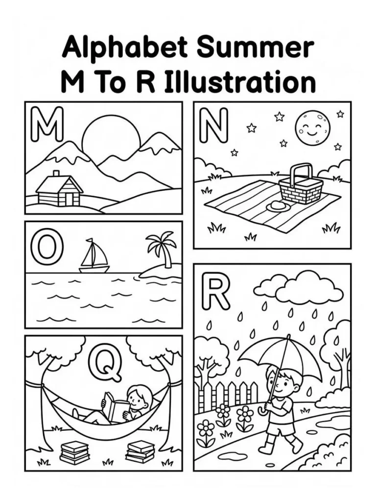 alphabet summer coloring page_6