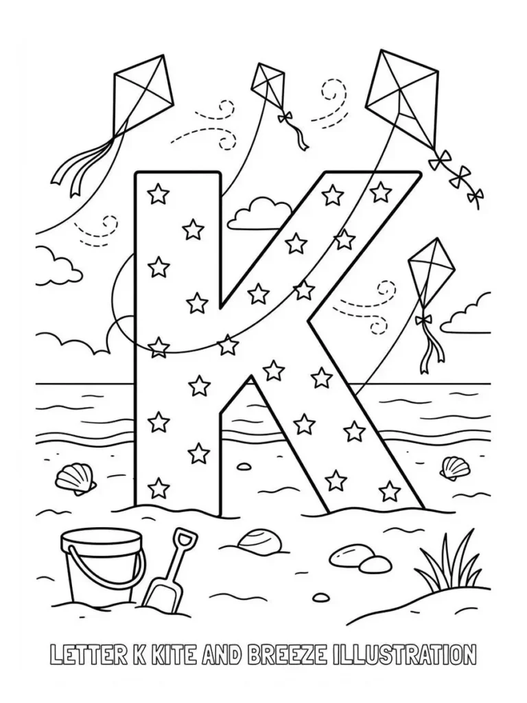 alphabet summer coloring page_9