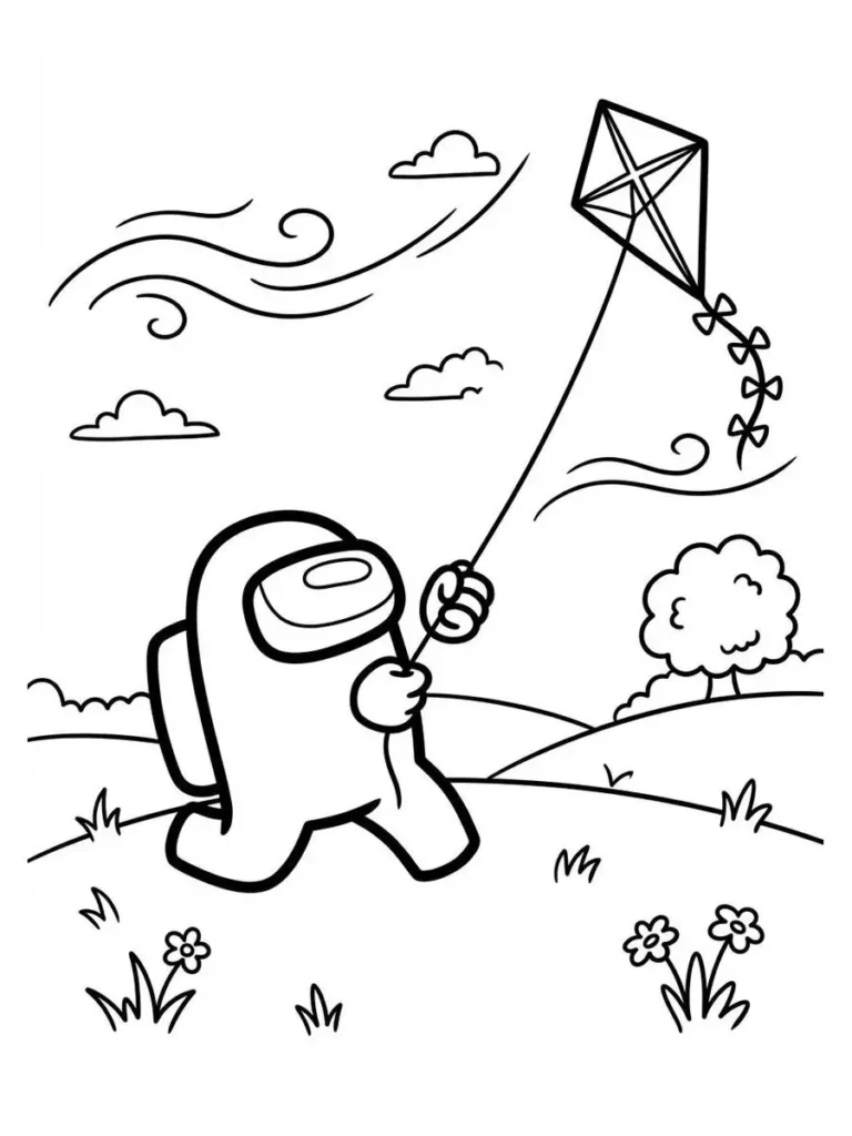 among us coloring page_10