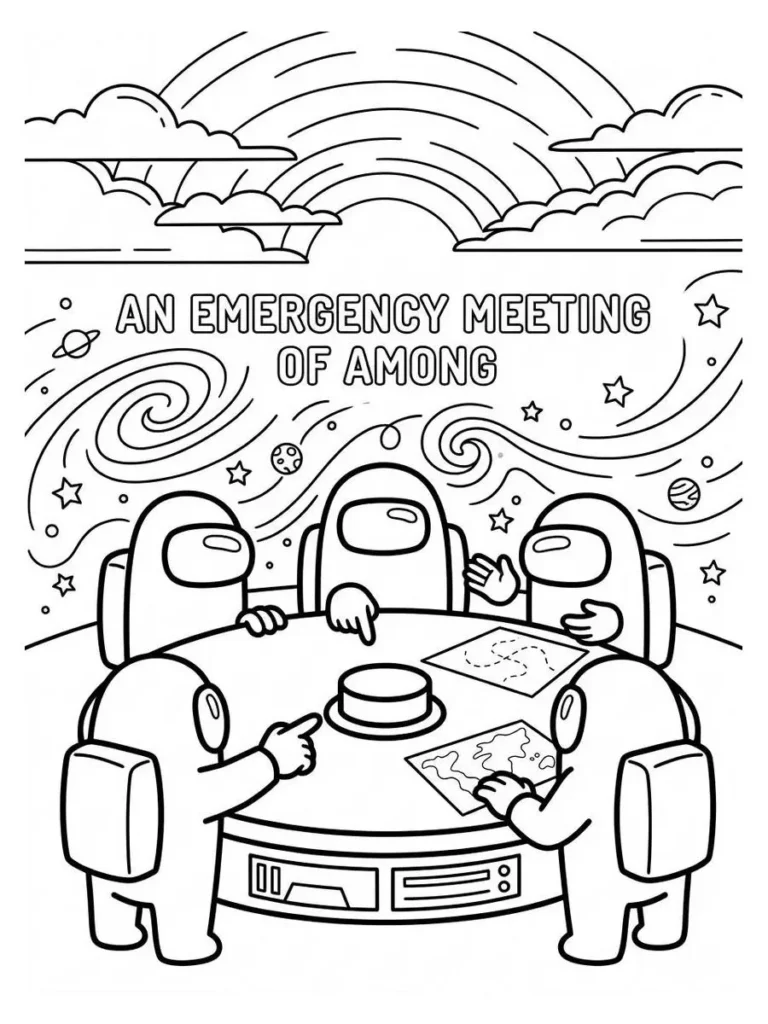 among us coloring page_12