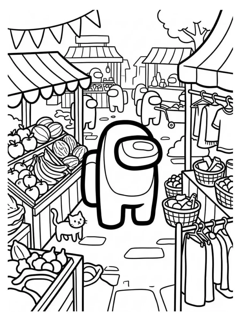 among us coloring page_13