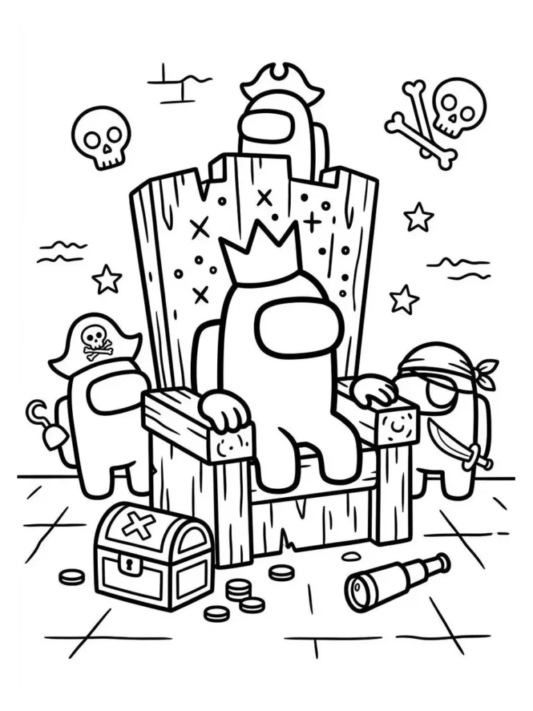 among us coloring page_17
