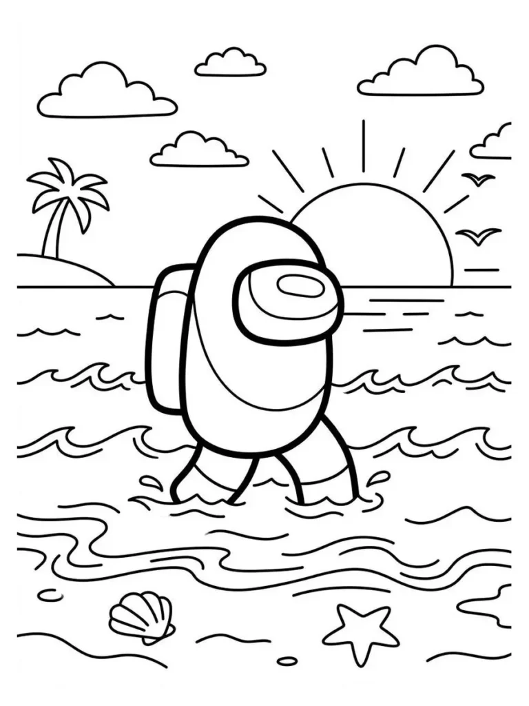 among us coloring page_22