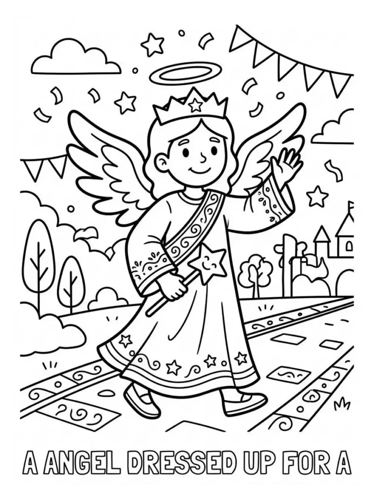 angel coloring pages_12