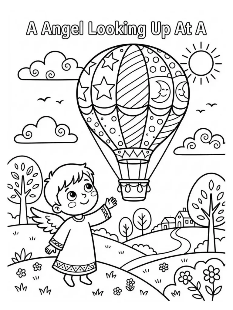 angel coloring pages_17