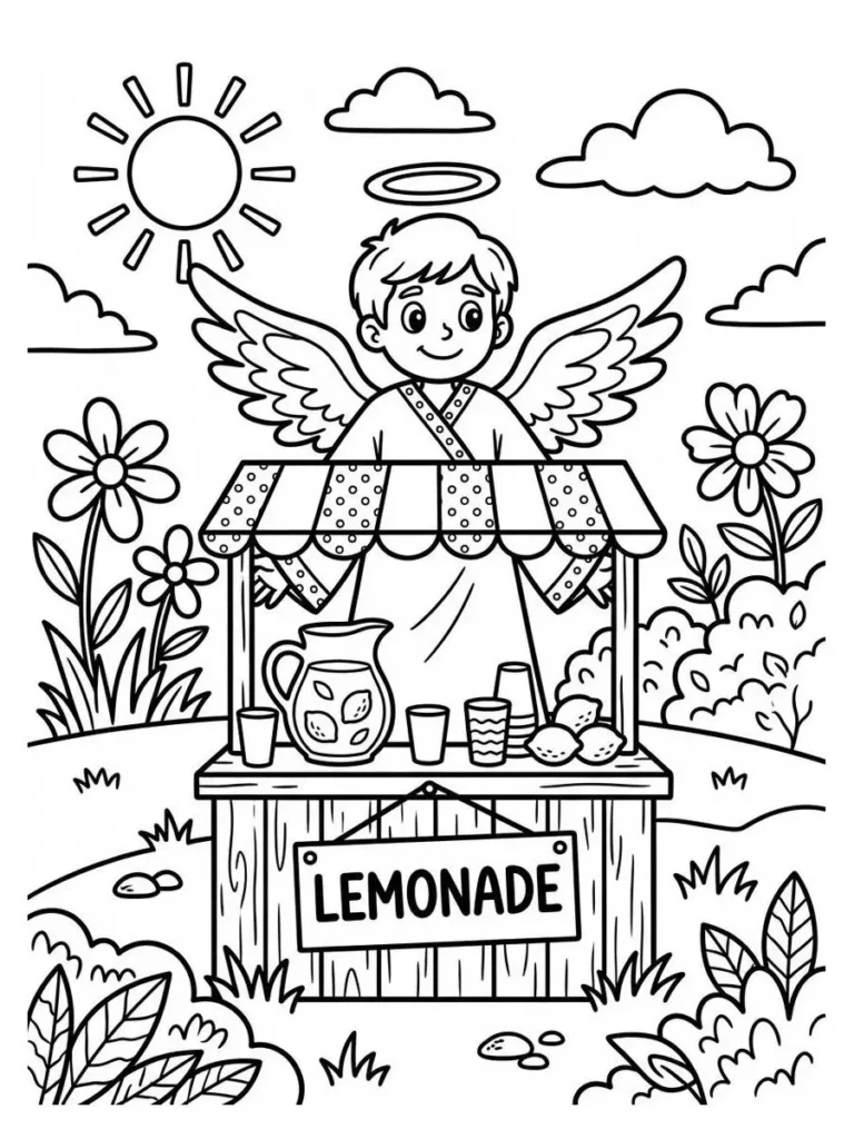 angel coloring pages_2