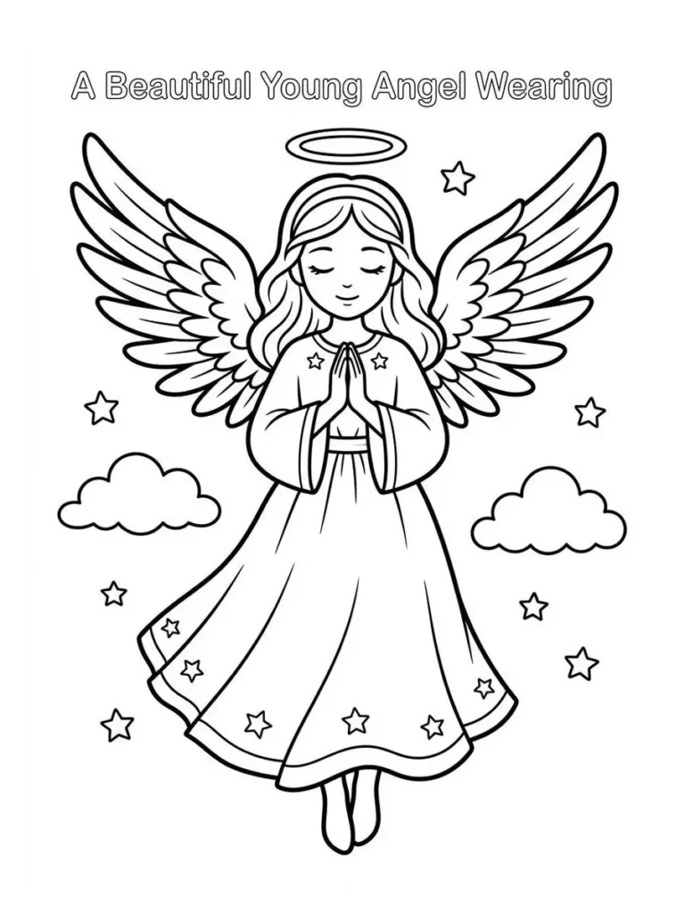 angel coloring pages_28