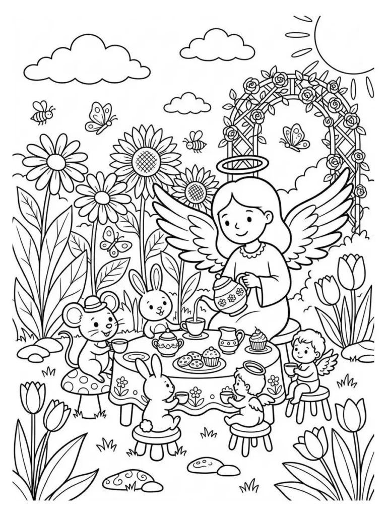 angel coloring pages_4