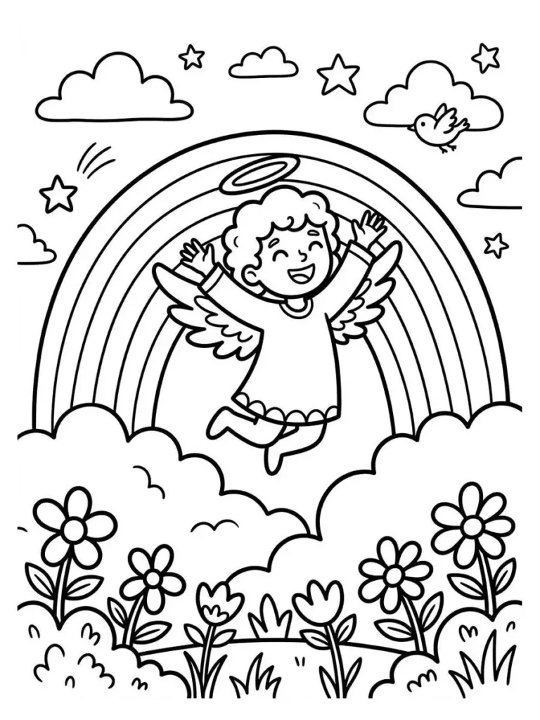 angel coloring pages_5
