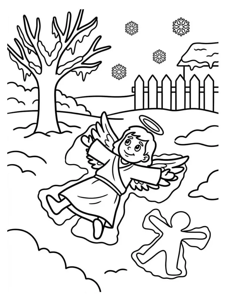 angel coloring pages_8