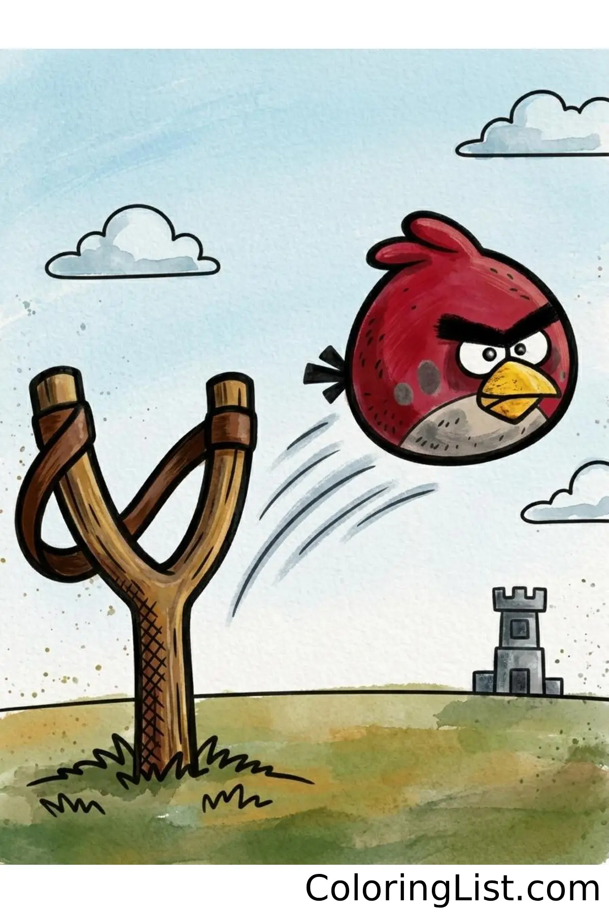 Angry Birds coloring pages