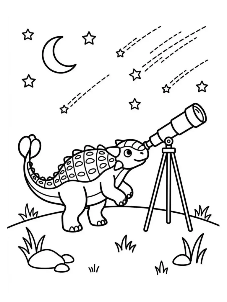 ankylosaurus coloring sheet_15