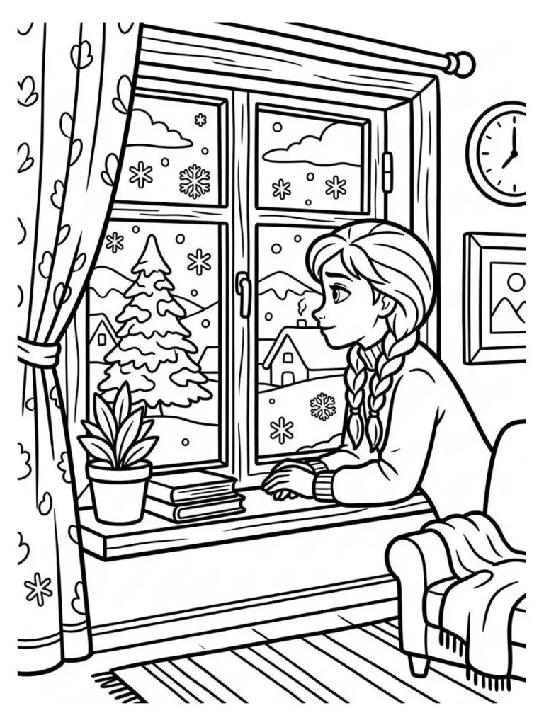 anna coloring pages_2