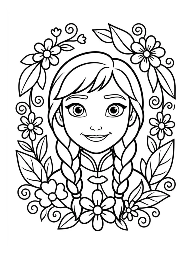 anna coloring pages_25