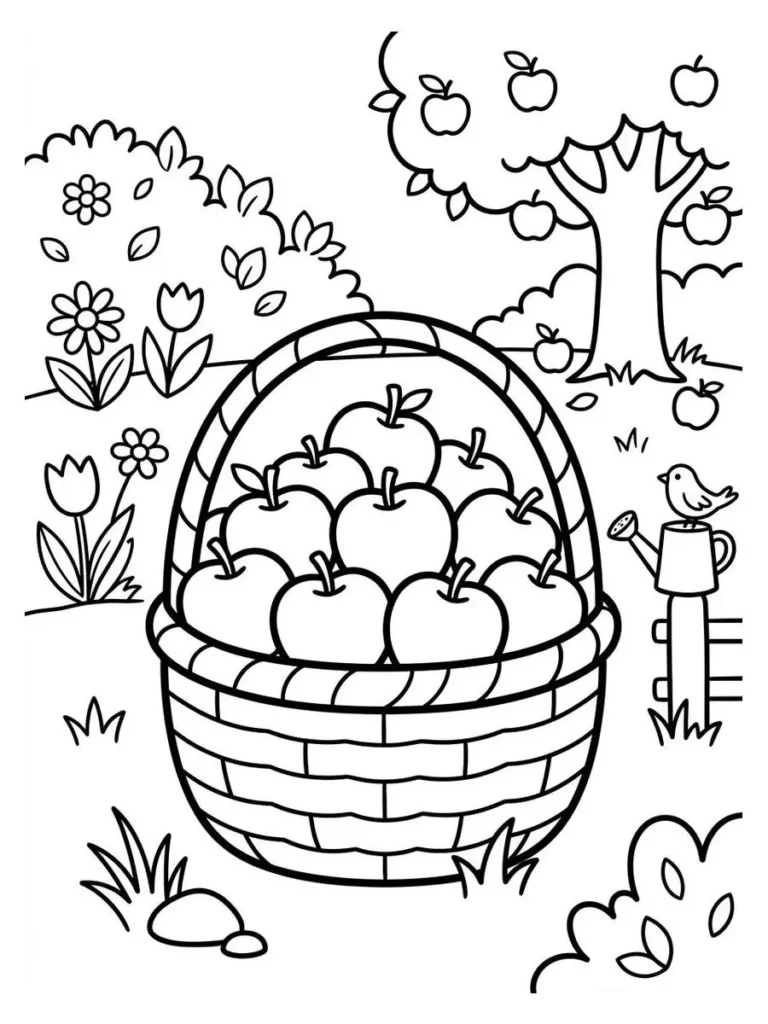 apple coloring pages_18
