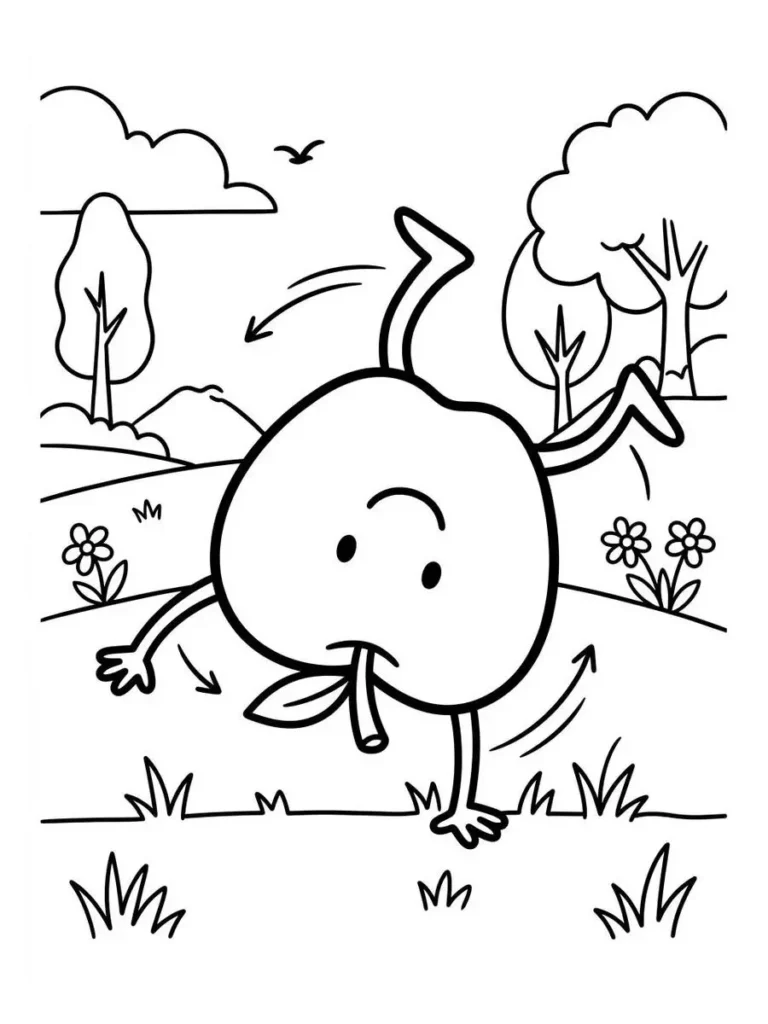 apple coloring pages_2