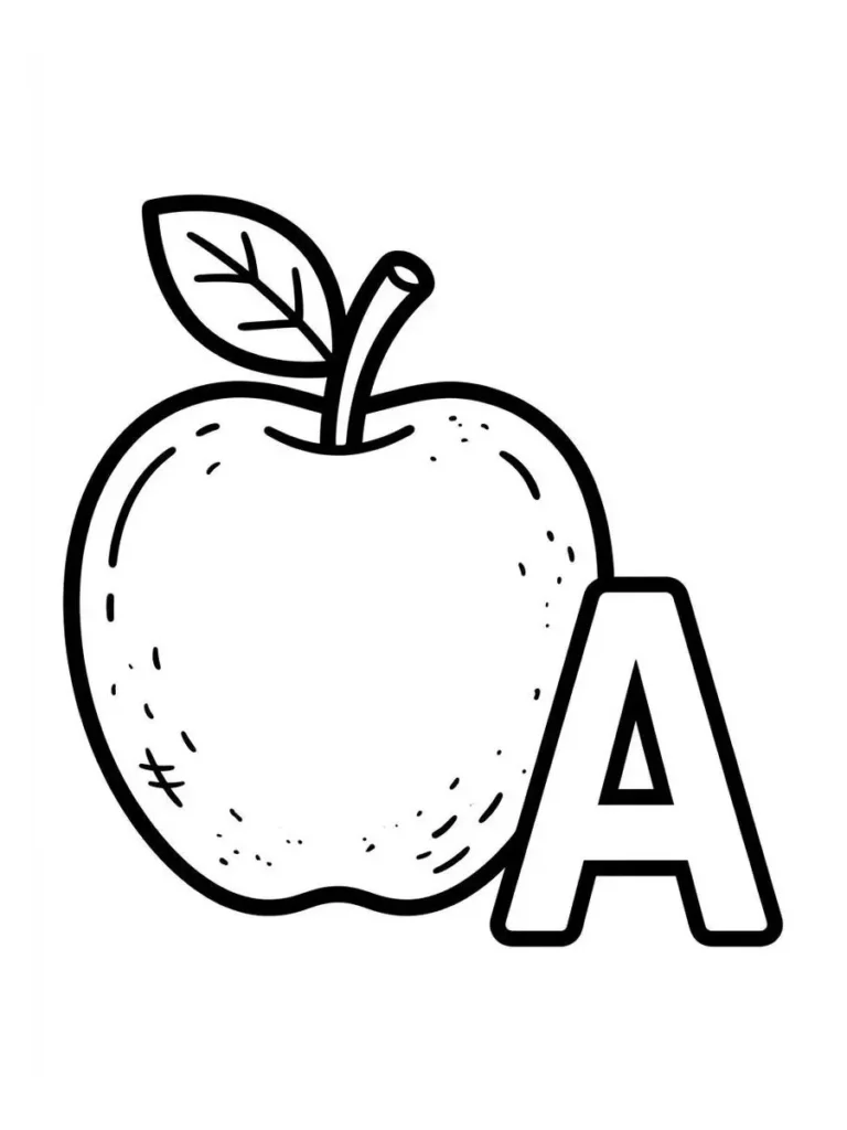 apple coloring pages_20