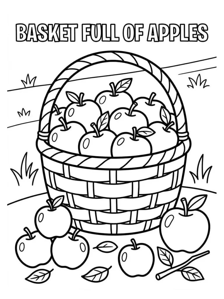apple coloring pages_21
