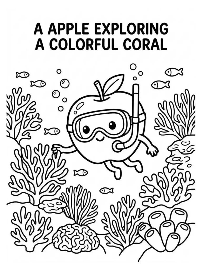 apple coloring pages_25