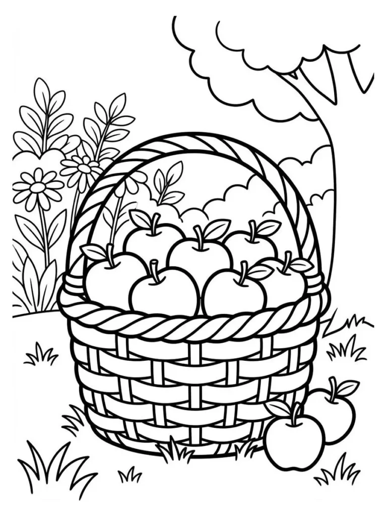 apple coloring pages_28
