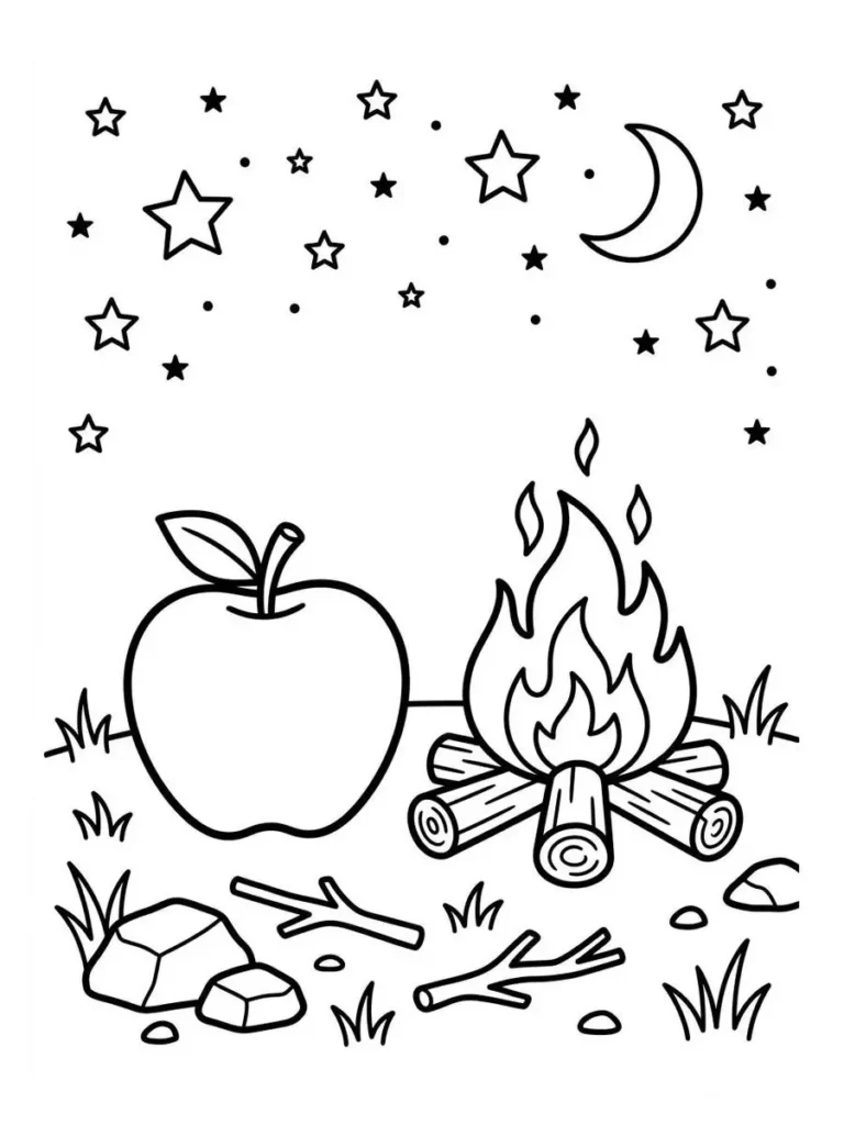 apple coloring pages_5