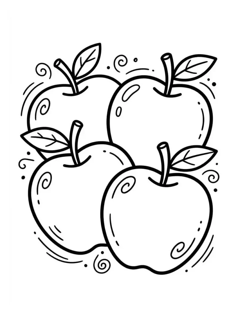 apple coloring pages_7