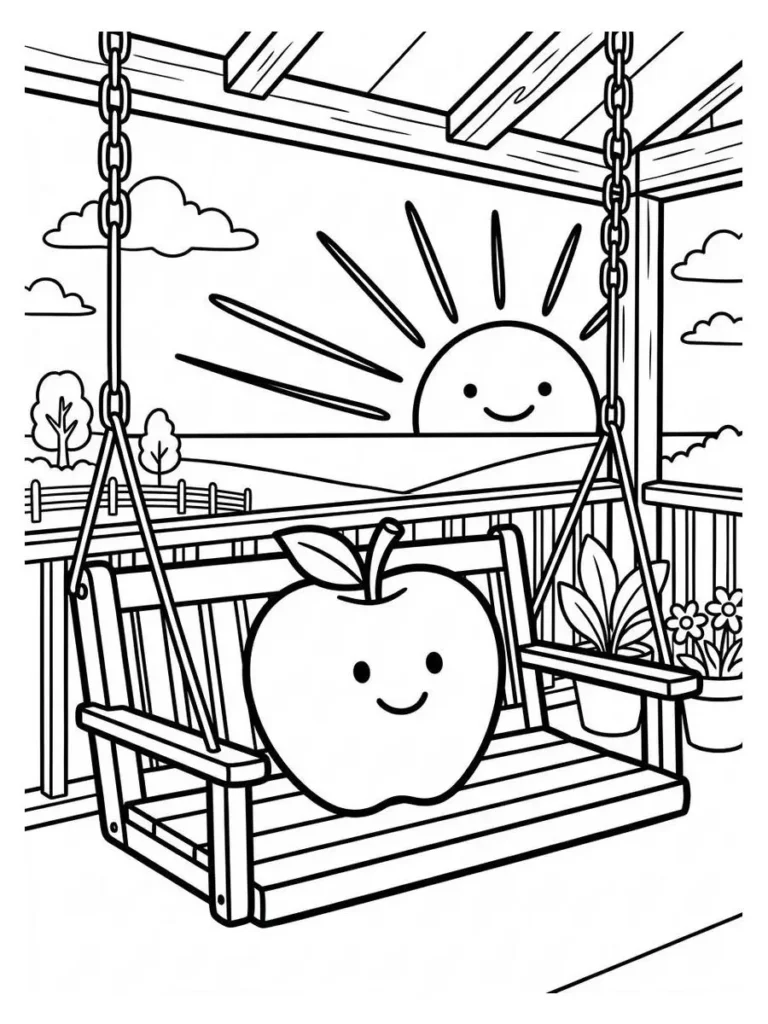 apple coloring pages_8